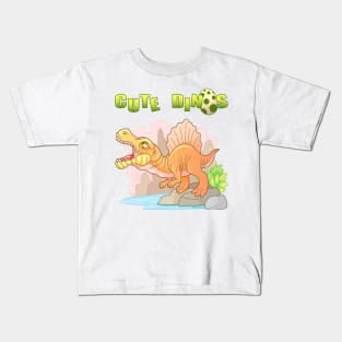 cute dinosaur spinosaurus Kids T-Shirt